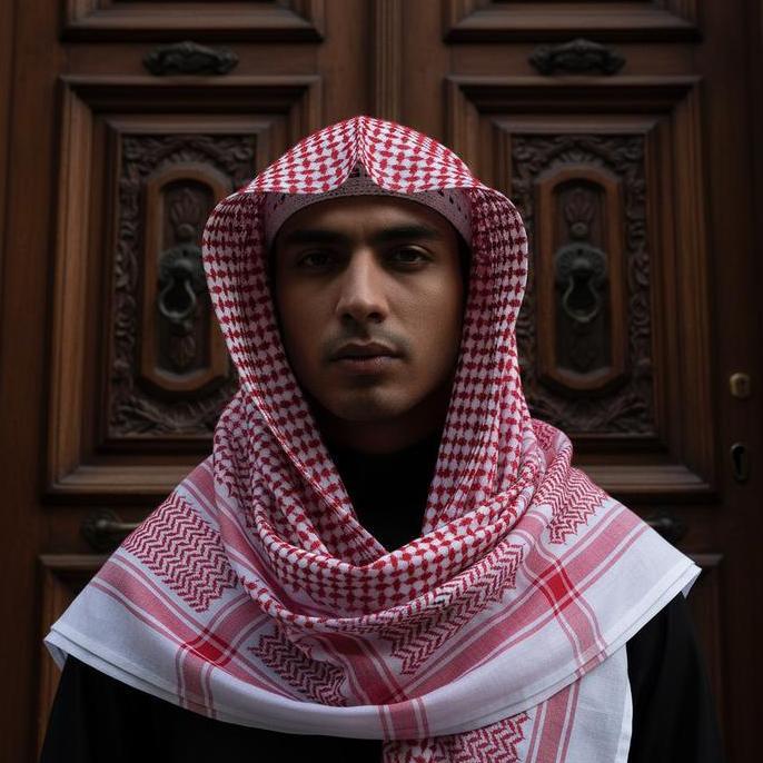 Sorban Almas / Sorban Almas Arafat / Surban Arab / Sorban Mercan / Sorban Arab PS