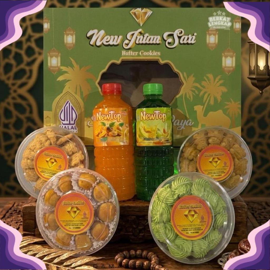 Terlaris Paket D Kue Kering Lebaran (Isi 4 Kue + 2 Sirup) Khusus Area Bandung