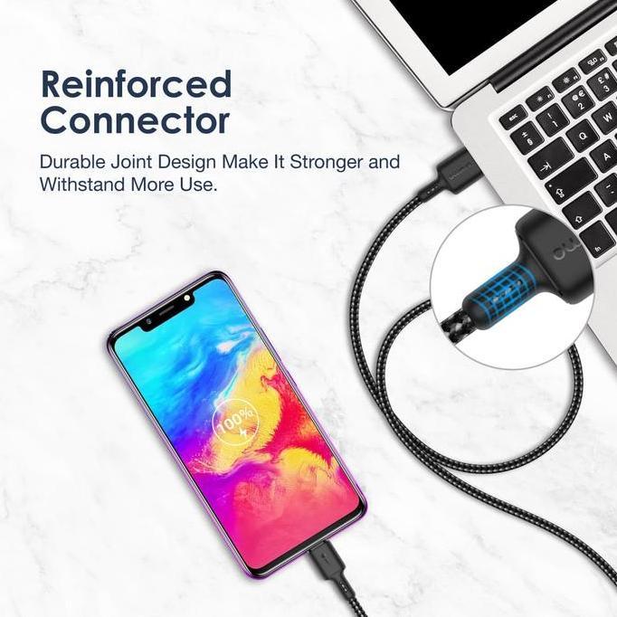Oraimo Data Cable Fast Charging 5V 2.1A Kabel 1.5M OCD-C29N/M29N