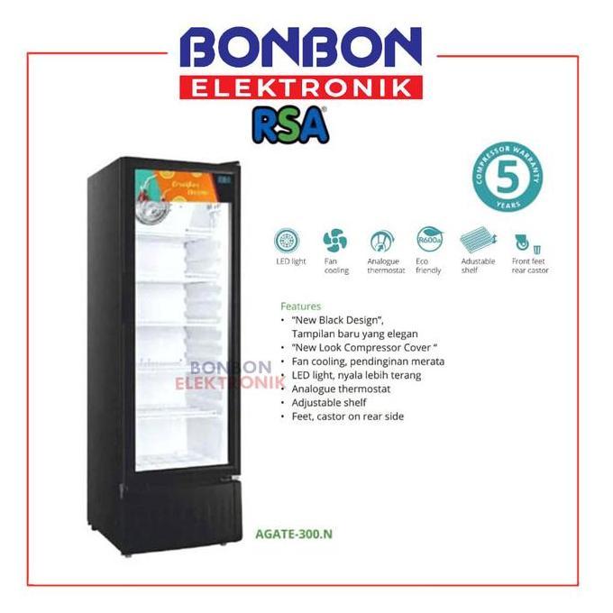 RSA Showcase Display Cooler AGATE-300N / AGATE300 / AGATE 300