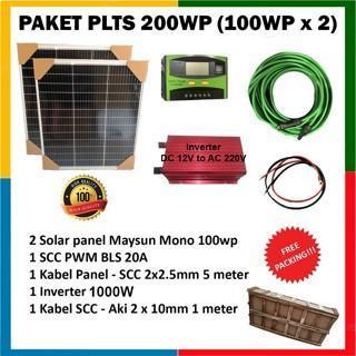 Paket PLTS Solar Panel Tenaga Surya 200WP