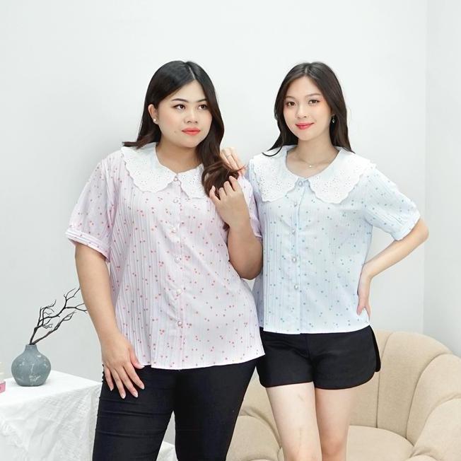 Nuboutique - Laine Nuboutique Laine Top Blouse Atasan Wanita Summer Bunga