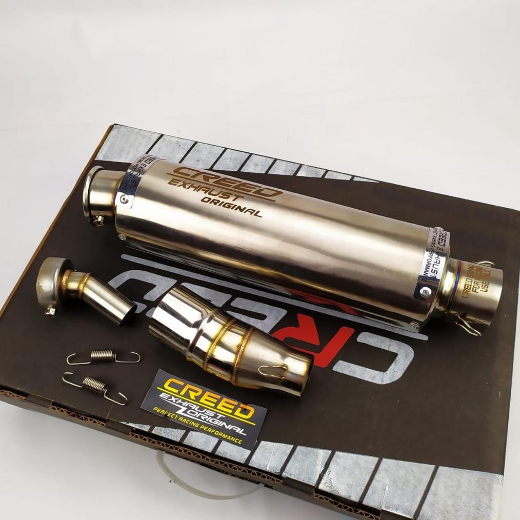 HOT SALE ORIGINAL KNALPOT RACING CREED EXHAUST + SLIP ON + DB KILLER FOR CBR 150R CB150R NINJA 250 F