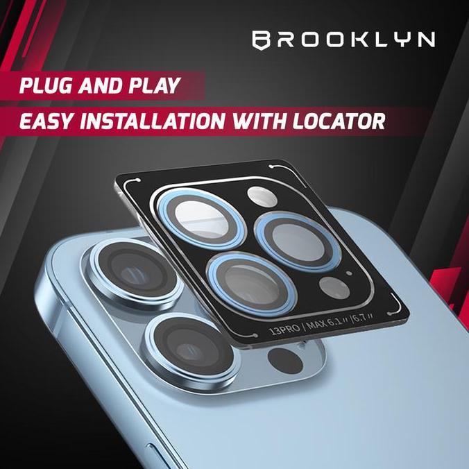 Brooklyn Back Alloy Camera iPhone 15 14 13 12 11 Pro Max Plus Mini