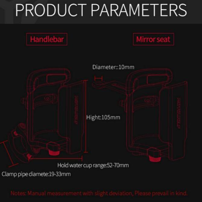 Holder Botol Minum Holder Botol Minum Motor Motowolf Adjustable Multifungsi