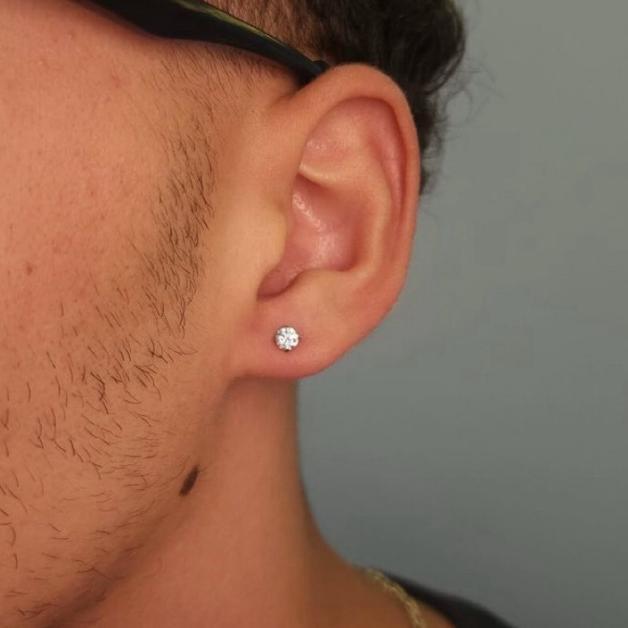 BEST SELLER ANTING FAKE TINDIK BERLIAN ANTING MAGNET BERLIAN PRIA WANITA