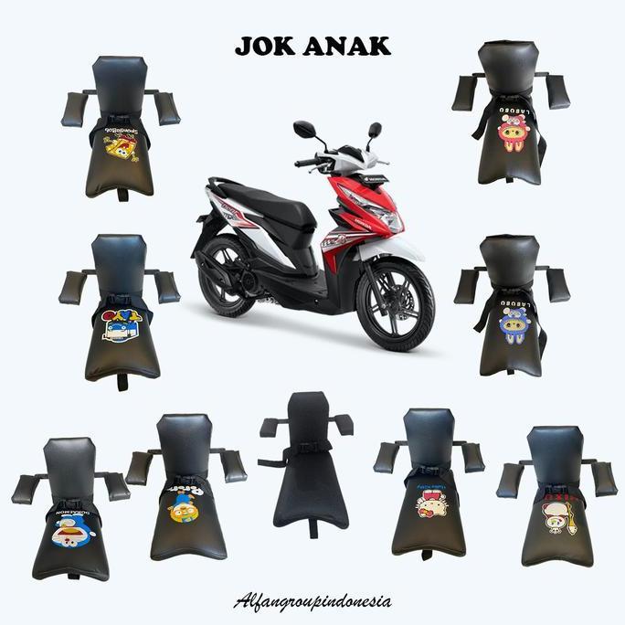 Jok Boncengan Anak Jok Boncengan Anak Sandaran + Motor Honda Beat