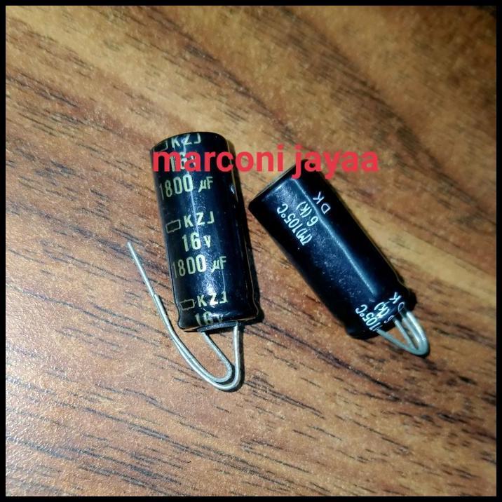 TERLARIS KAPASITOR ELCO 1800UF 16V KZJ P23 