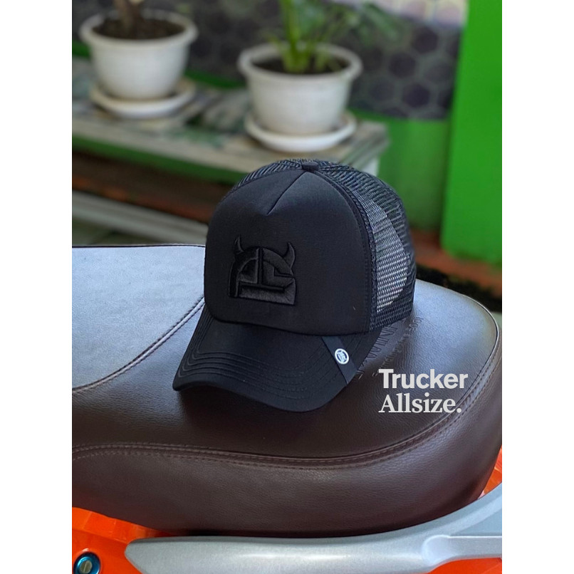 Topi Pria PROSHOP Trucker Hat Pria Dewasa Distro Original Hitam PSXTR-BOB