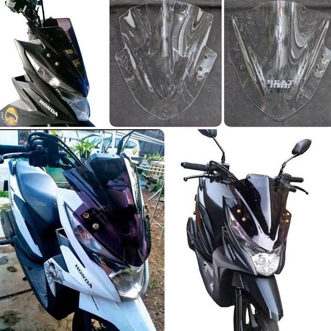 visor beat street - windshield motor polos dan grafir