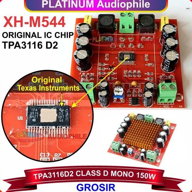 TPA3116 Class D Amplifier 150W Mono TPA3116D2 Original Chip