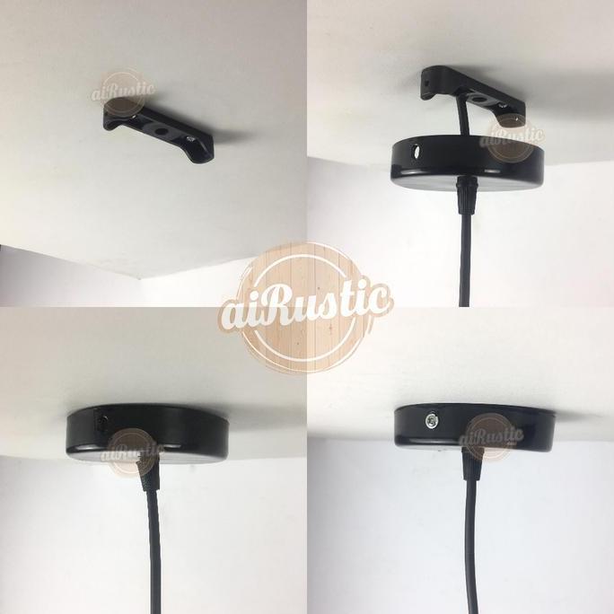 aiRustic - KAP DIAMOND lampu gantung hias besi fitting E27 estetik