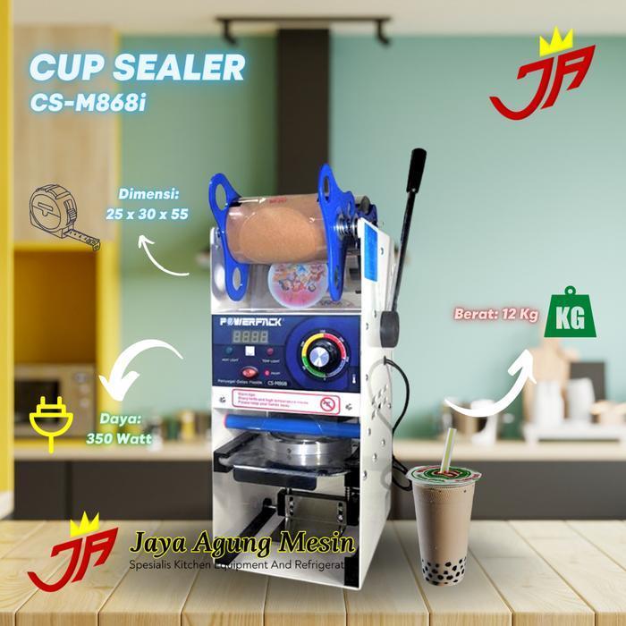 Cup Sealer Powerpack CS-M868I / Cup Sealer Manual With Digital Counter