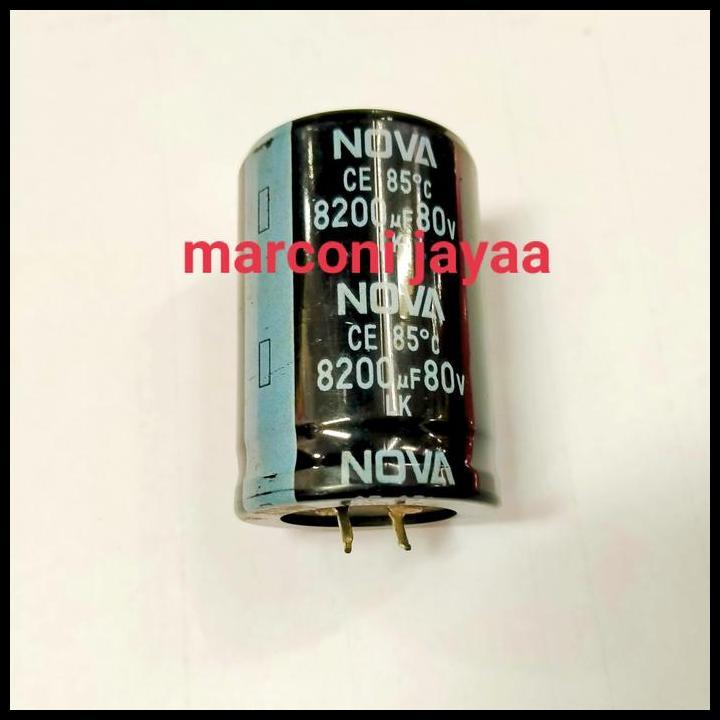 TERBARU KAPASITOR ELCO 8200UF 80VOLT 