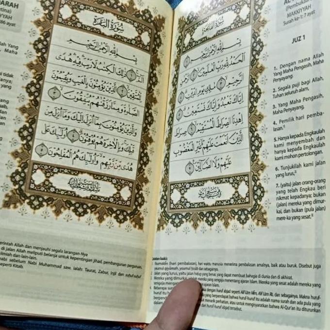 alquran a6 resleting utsmani tajwid terjemahan tanpa latin kecil mini HS