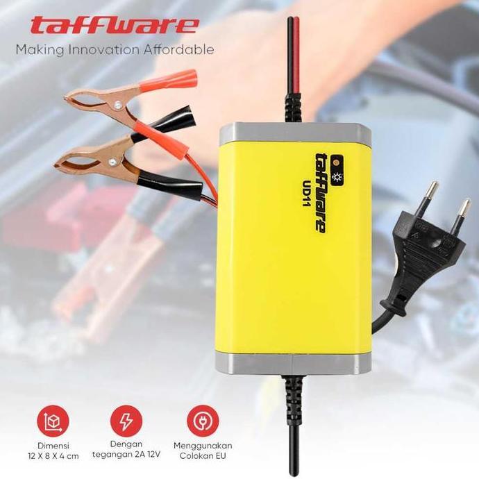Cas Aki Motor dan Mobil 12V 2A / Cas Aki Kering Basah Charger Accu HARGA SPESIAL