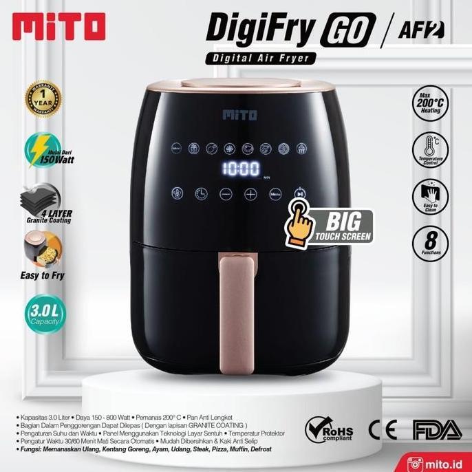 Mito Digital Air Fryer Digifry Af2 3 L