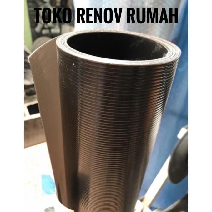 TERBARU PLAT FIBER HITAM GARIS/ PLAT FIBER PAGAR/ PENUTUP PAGAR/ PLAT FIBER
