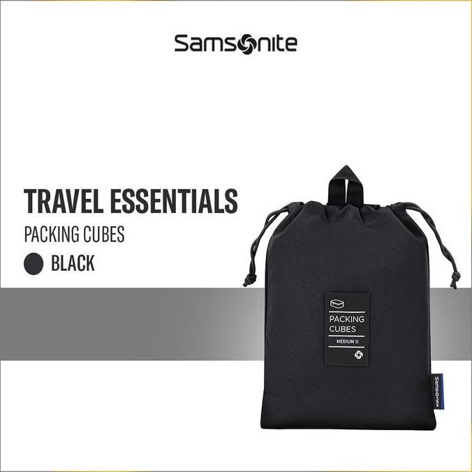 PROMO DISKON - Samsonite Packing Cubes Medium II - Black