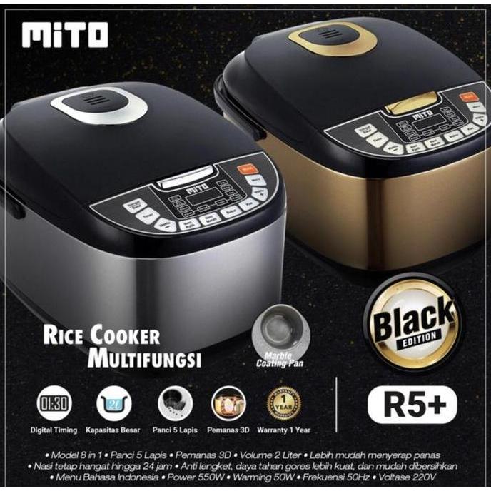 Mito Rice Cooker 8 In 1 R5 Plus R5+ Rice Cooker Digital