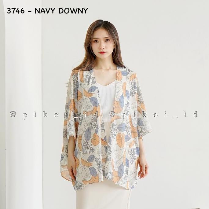 Floral Outer / Luaran Bunga / Cardigan motif murah / Kimono ikat bunga