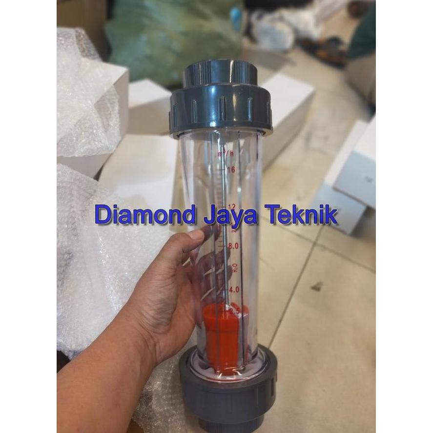 Flow Meter Rotameter 2,5 Sd 16 M3 Meter Kubik /  Rotameter 2" Inch / Rotameter Lzs65 Plastic Tube 2"