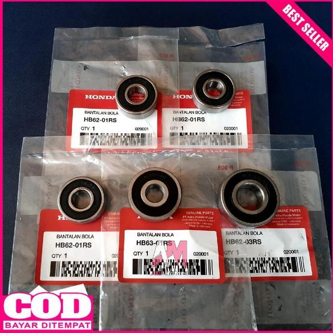 BEARING RODA SET HONDA ABSOLUTE REVO 110CC/BEARING LAHAR LAHER LAKER RODA ABSOLUTE REVO 110CC Foto M