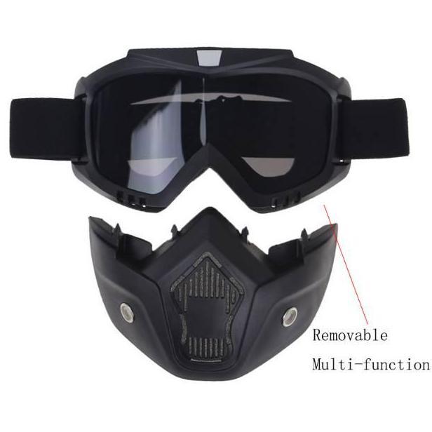 KACAMATA GOGLE MASK MOTOR RETRO CAFE RACER JAP STYLE TRAIL CHOPER HELM Motorcycle