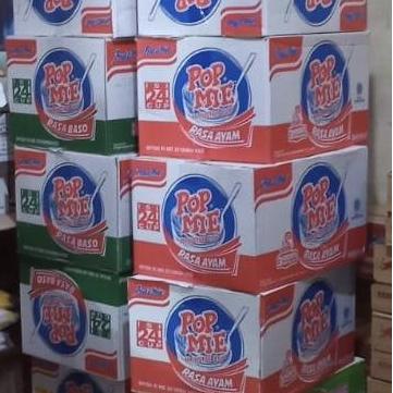 Pop Mie 1 Dus Ayam Bawang / Baso / Kari / Soto
