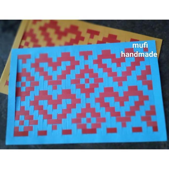 1CM PRAKARYA ANYAMAN KERTAS SIAP PAKAI F4