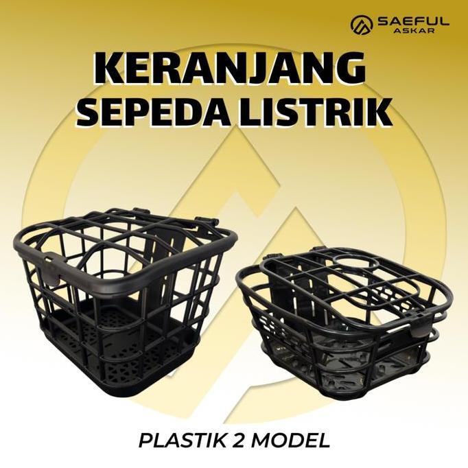 Promo Keranjang Depan Plastik Sepeda Listrik Skuter Listrik Motor Listrik Outdoor Diskon