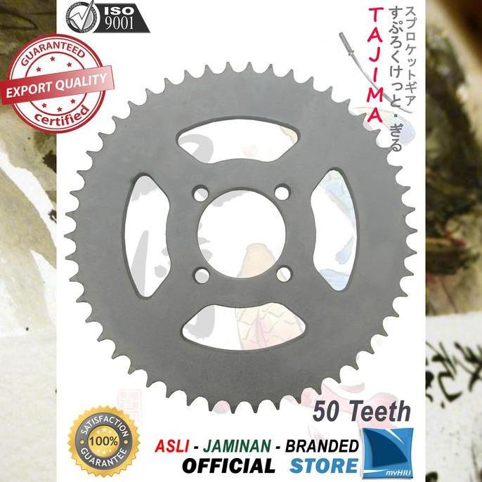 Gigi Tarik 428-50T Suzuki Smash Lama Gir Belakang Sprocket Gear Tajima