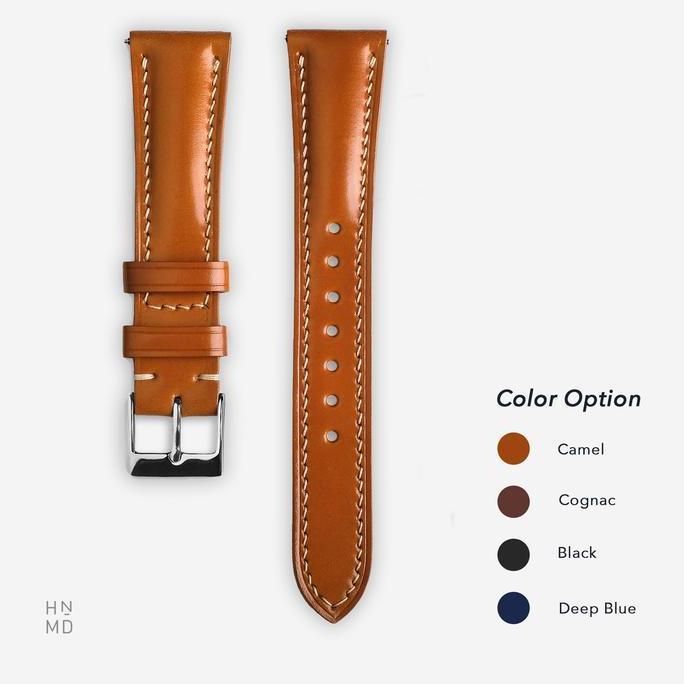 The Famous Shell Cordovan Premium Handmade Leather Strap