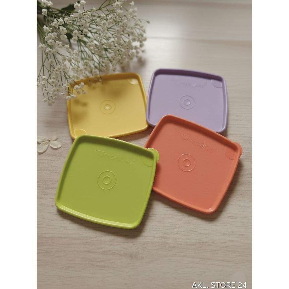 Tutup Square Round // Toples // Bekal Makan // Tupperware Baru