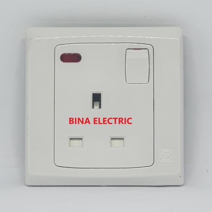 STOPKONTAK AC MK S2657WHI / STOP KONTAK AC MK S2657 WHI + NEON PROMO