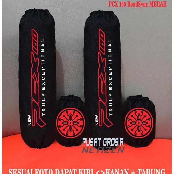 Promo 2 set sepasang sarung shock belakang motor PCX 160 RoadSync cover shock belakang pcx160 pcx 15