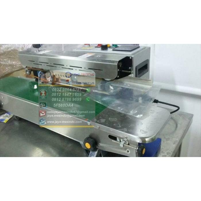Mesin continous sealer packing powerpack FR-900s horizontal