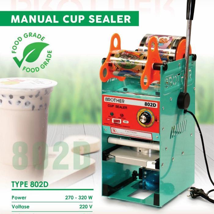 BROTHER MANUAL CUP SEALER 802D