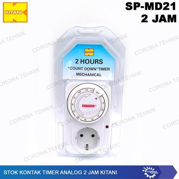 COLOKAN TIMER MANUAL 2 JAM KITANI SP-MD21 PROMO