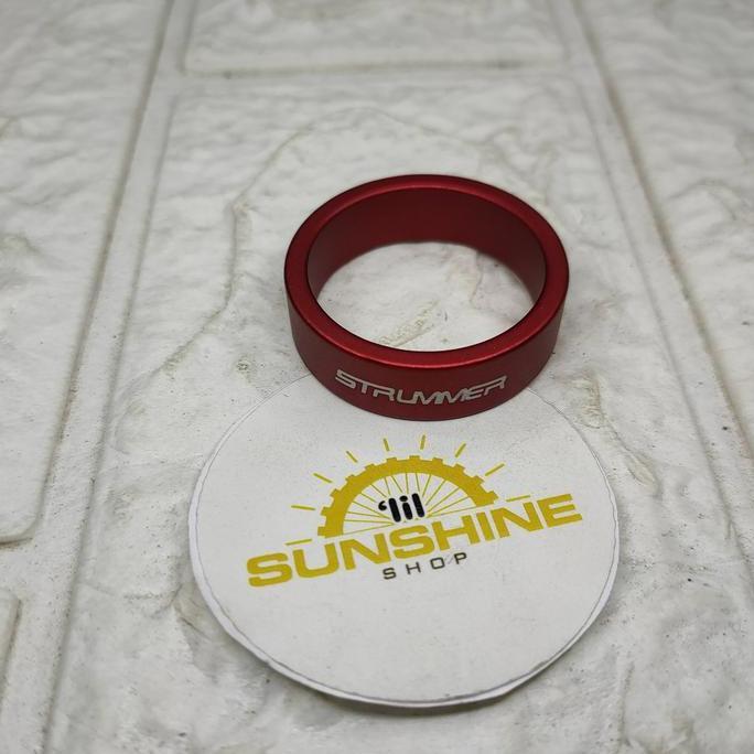 Ring Spacer Stem STRUMMER 10mm Alloy Fork Oversize 28.6 Sepeda MTB BMX Roadbike