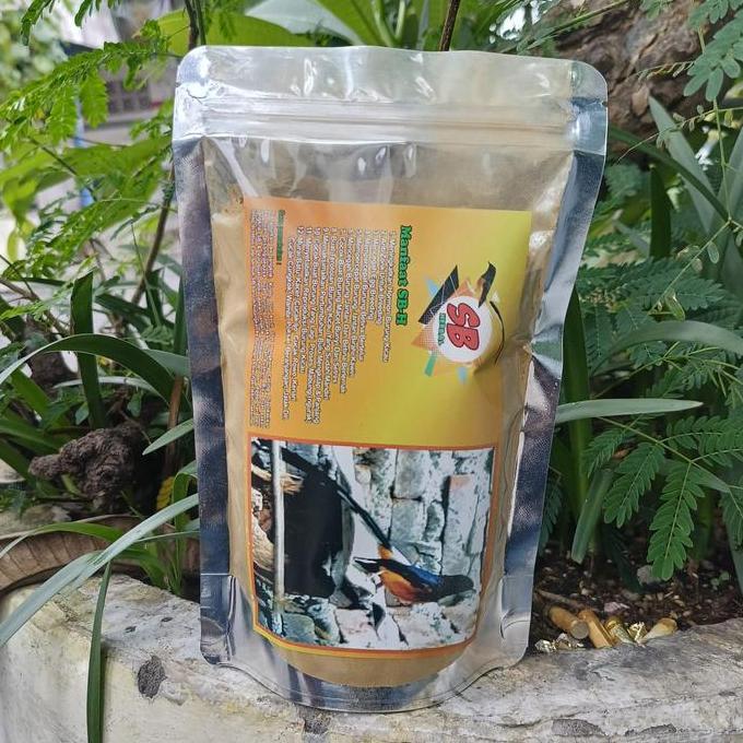 SUPER HEMAT - SB HERBAL 500Gram SUPLEMEN SERBUK BREEDING HERBAL UNTUK TERNAK BURUNG MURAI BATU KACER