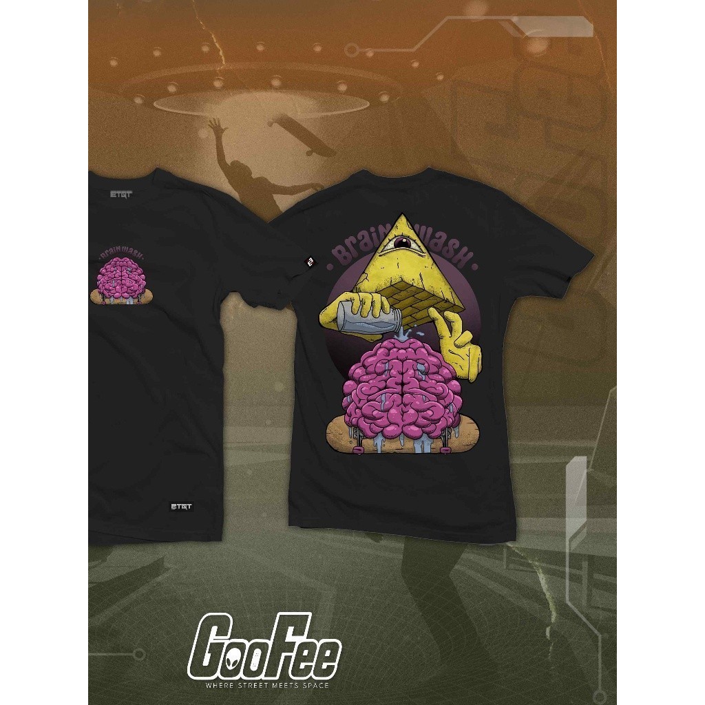 COD GooFee - ETQT WorldWide - Unisex - ETQT Brand Shirt - Brain Wash
