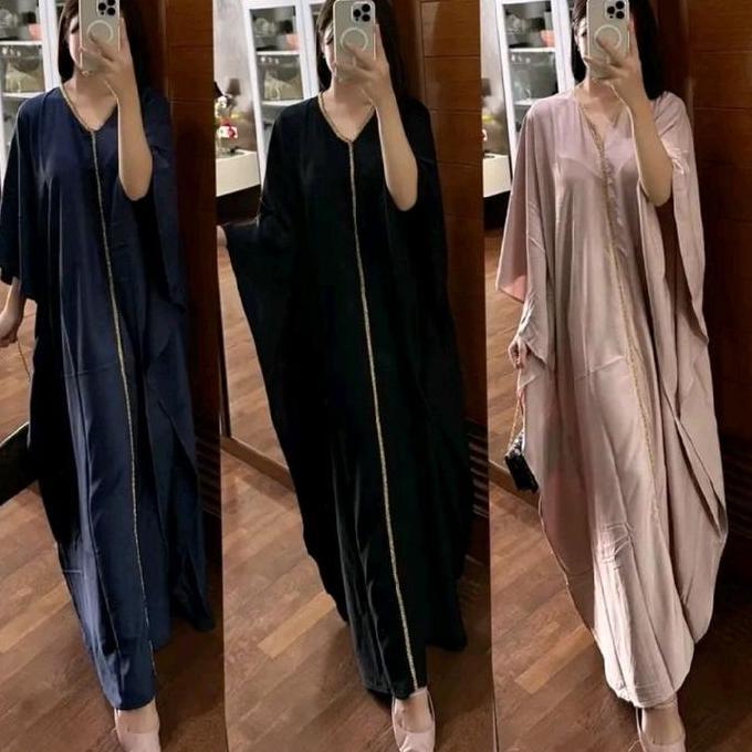 OARINAX VANILA KAFTAN ABAYA/KAFTAN KALONG/KAFTAN MEWAH/KAFTAN RENDA GOLD/FASHION MUSLIMAH/KAFTAN EDI