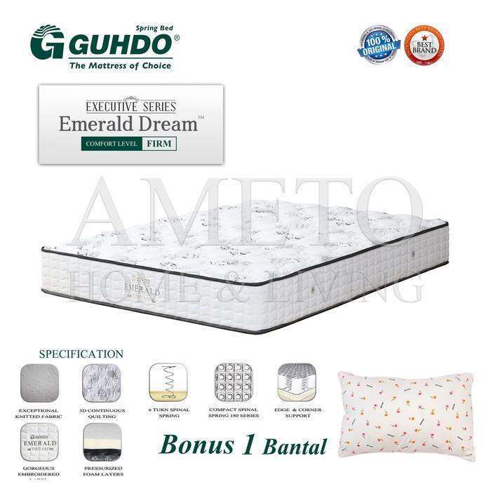 Kasur Emerald Dream 140x200x26 cm - Guhdo Spring Bed