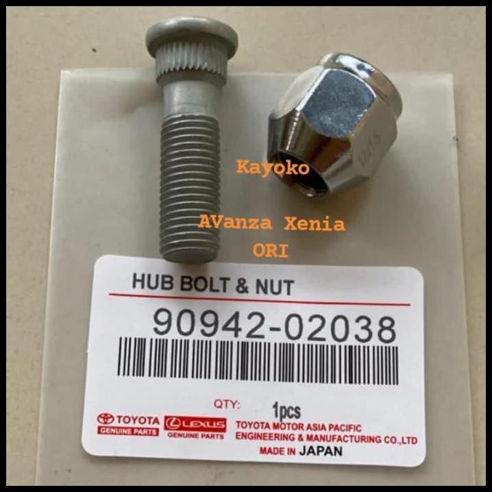 HOT DEAL BAUT RODA AVANZA XENIA ORI + MUR RACING HUB BOLT NUT AVANZA XENIA ORI