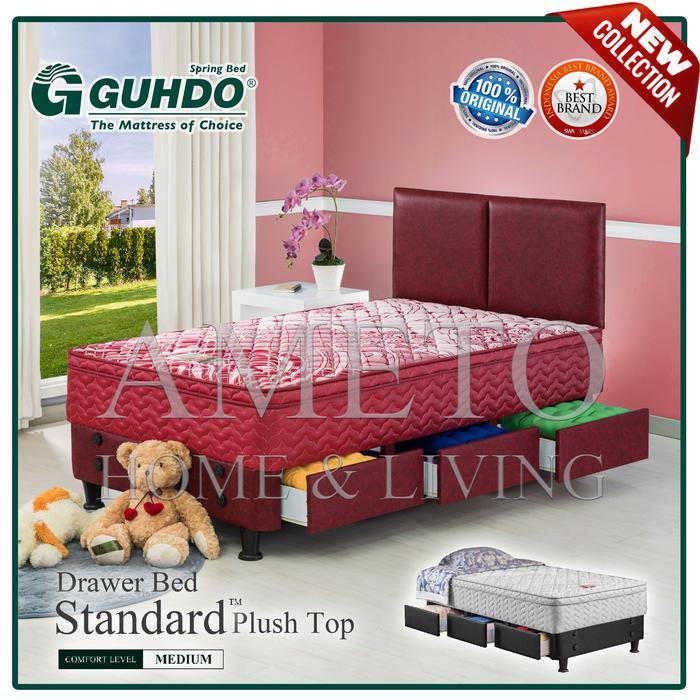 Guhdo Spring Bed Laci Standard Plush Top - 120x200 Guhdo - Atlantic Full Set
