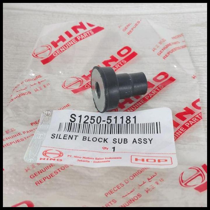 DISKON SILENT BLOCK S1250-51181 PEREDAM MESIN HINO LOHAN FM260TI 260TI