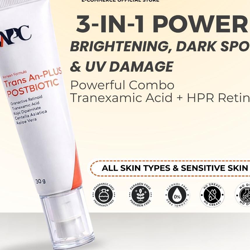 Wpc  Serum Trans An Plus + Posbiotic 30Gr || Wijaya Platinum Clinic Serum Mencerahkan Wajah, Menyama