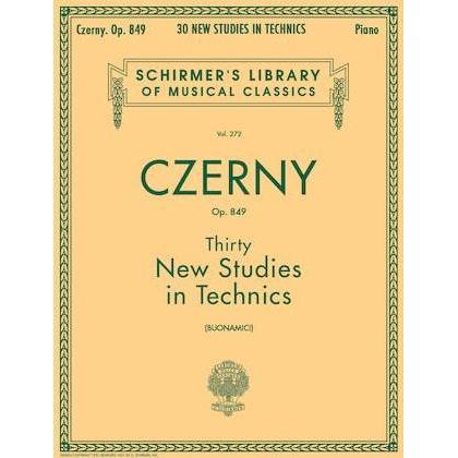 Czerny Op.849: Thirty New Studies In Technics