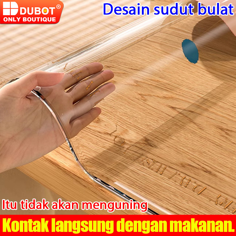 Dubot Taplak Meja Bening Tebal 2.5Mmplastik Mika Meteranplastik Mika Lemas Meteran Anti Air